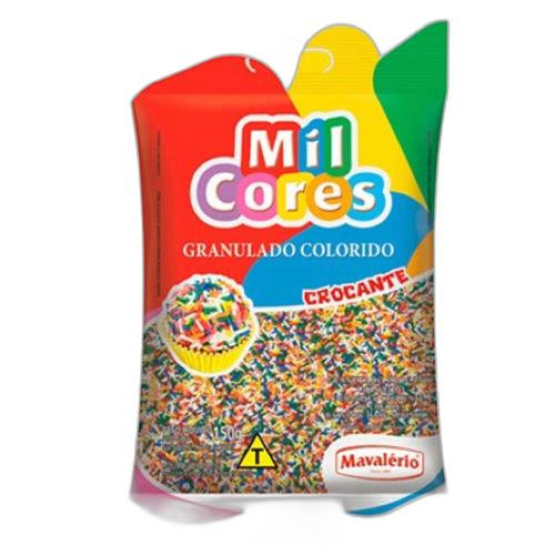 Detalhes do produto Choc Granulado Croc 150Gr Mil Cores Mav Color