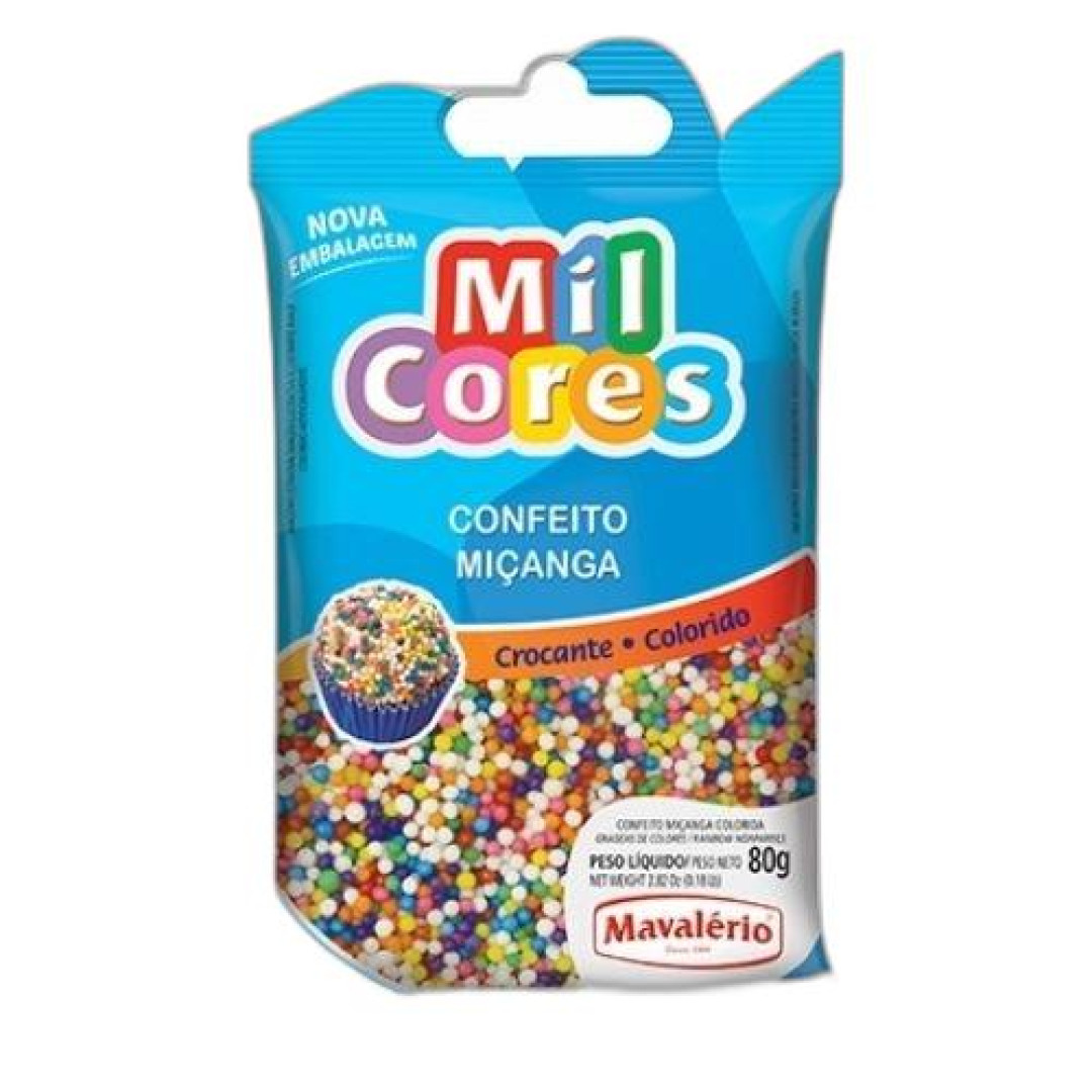 Detalhes do produto Conf Micangas N.0 80Gr Mil Cores Mavaler Color