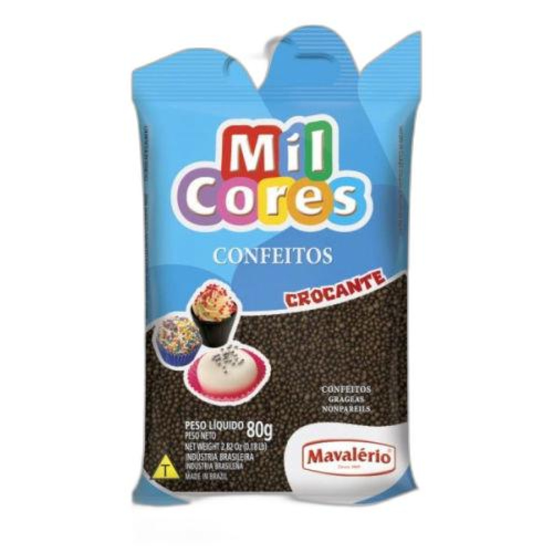 Detalhes do produto Conf Brigadeiro 80Gr Mil Cores Brigadeiro
