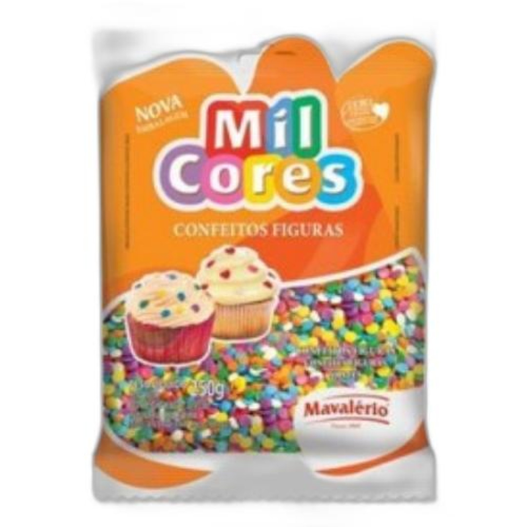 Detalhes do produto Conf Figuras Pc 250Gr Mil Cores Confetes