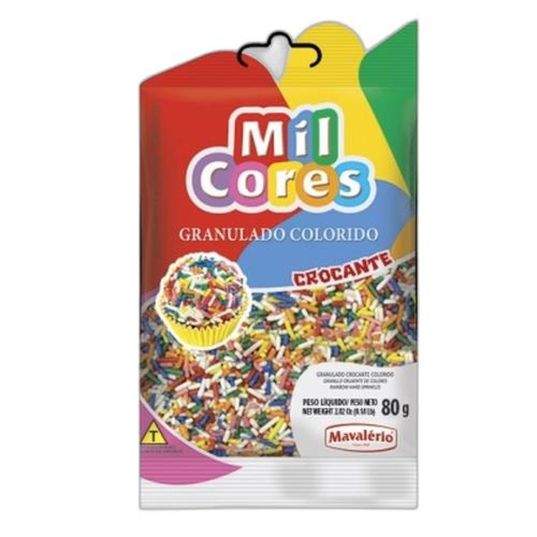 Detalhes do produto Choc Granulado Croc 80Gr Mil Cores Maval Color