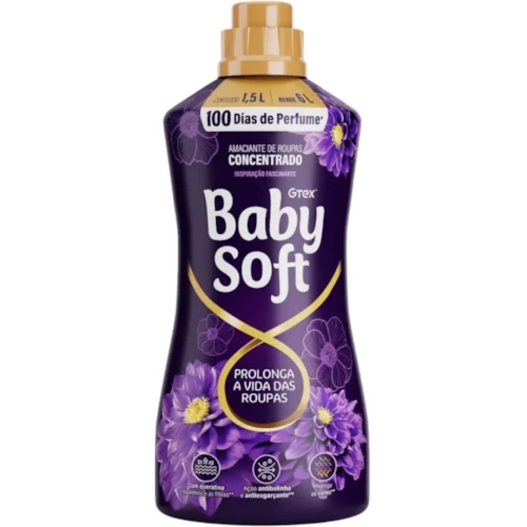 Detalhes do produto Amaciante Conc Baby Soft 1,5Lt Gtex Insp.fascinante