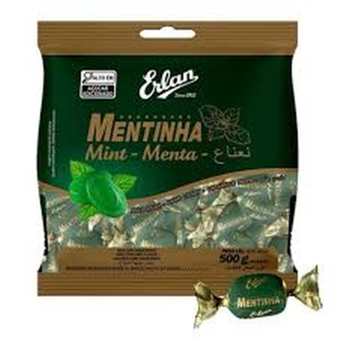 Detalhes do produto Bala Dura Mentinha 500Gr Erlan Menta