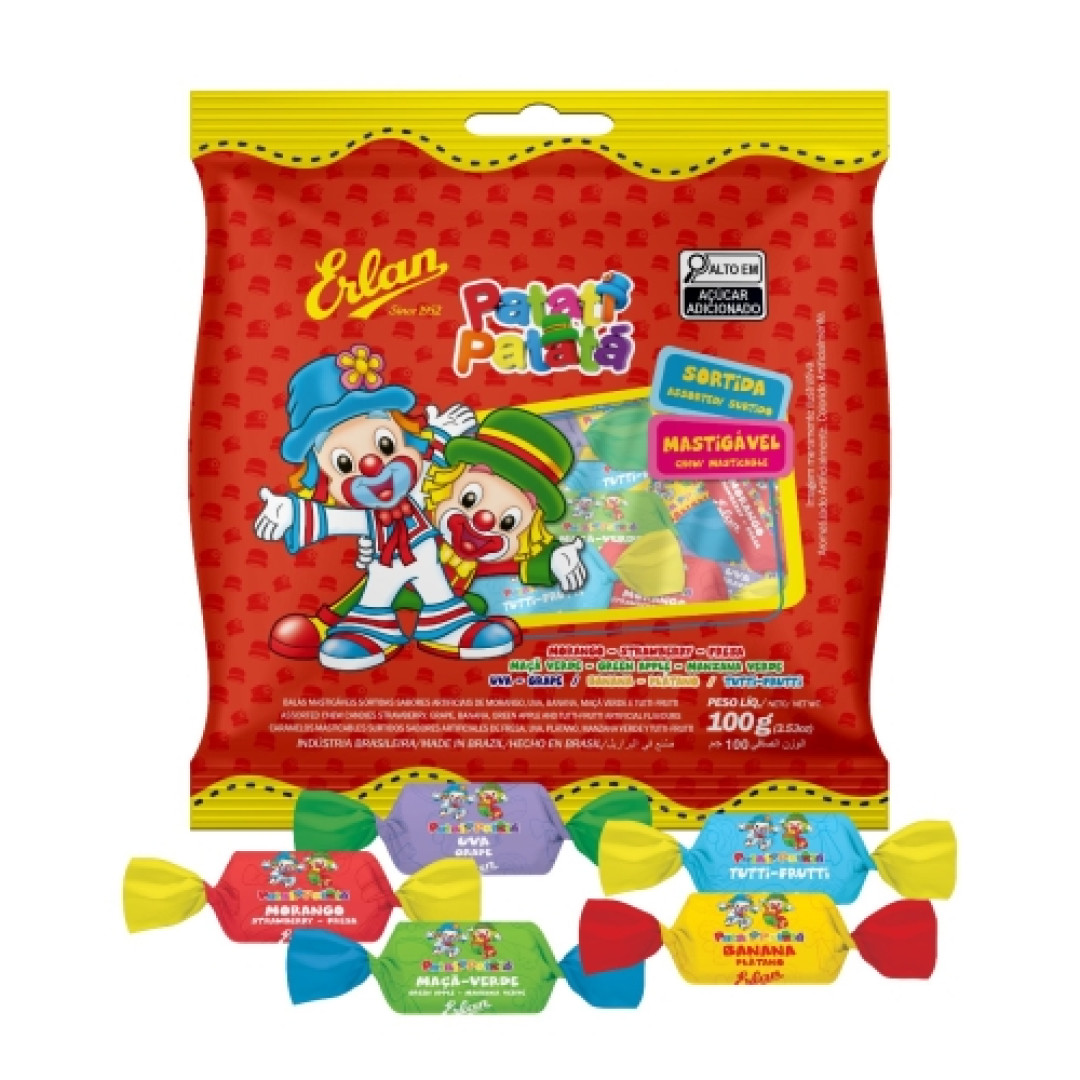 Detalhes do produto Bala Mast Patati Patata 500Gr Erlan Sortido