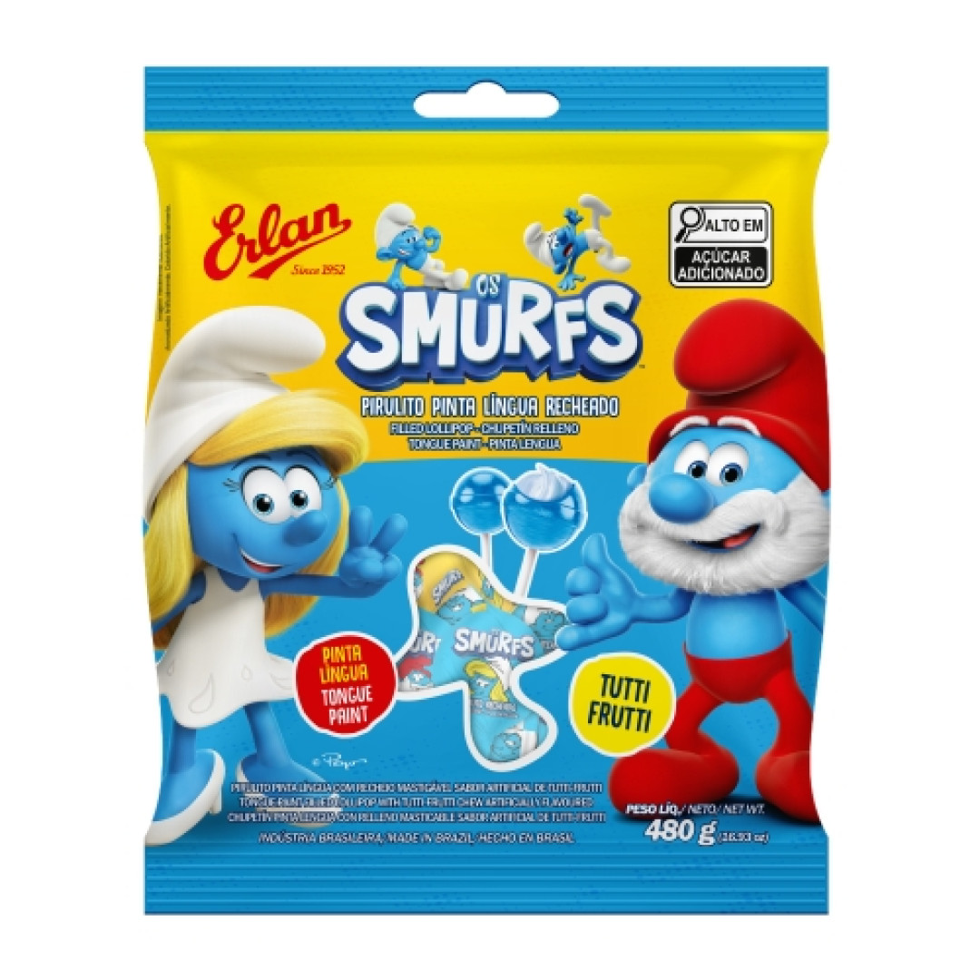 Detalhes do produto Pirl Smurf 480Gr Erlan Pinta Lingua