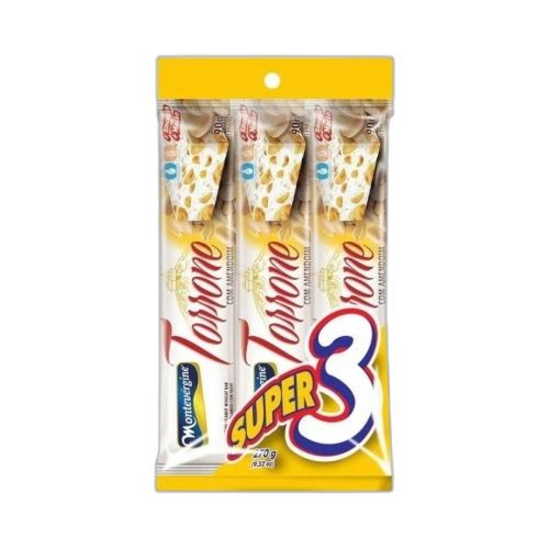 Detalhes do produto Torrone Pc 03X90Gr Montevergine Amendoim