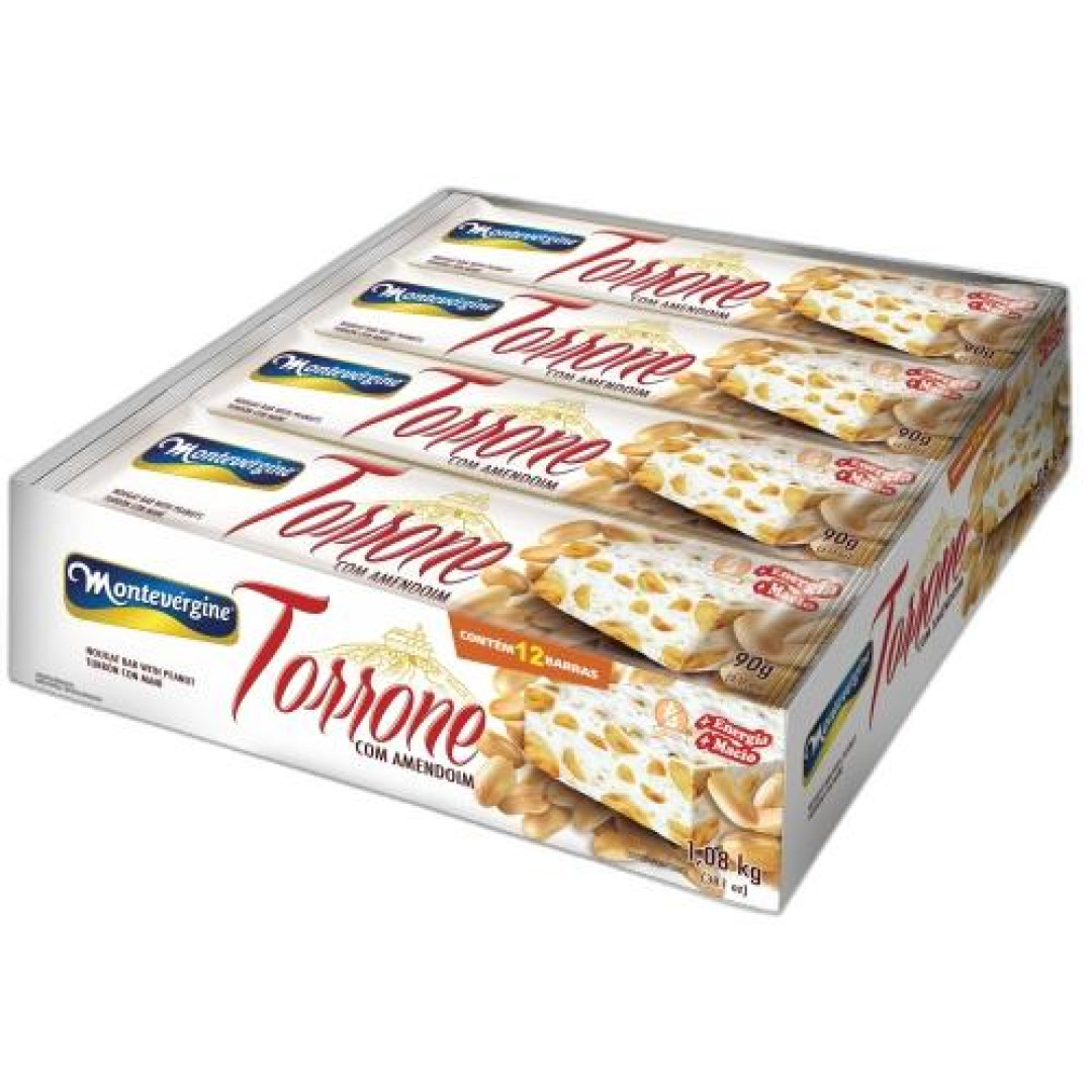 Detalhes do produto Torrone Dp 12X90Gr Montevergine Amendoim