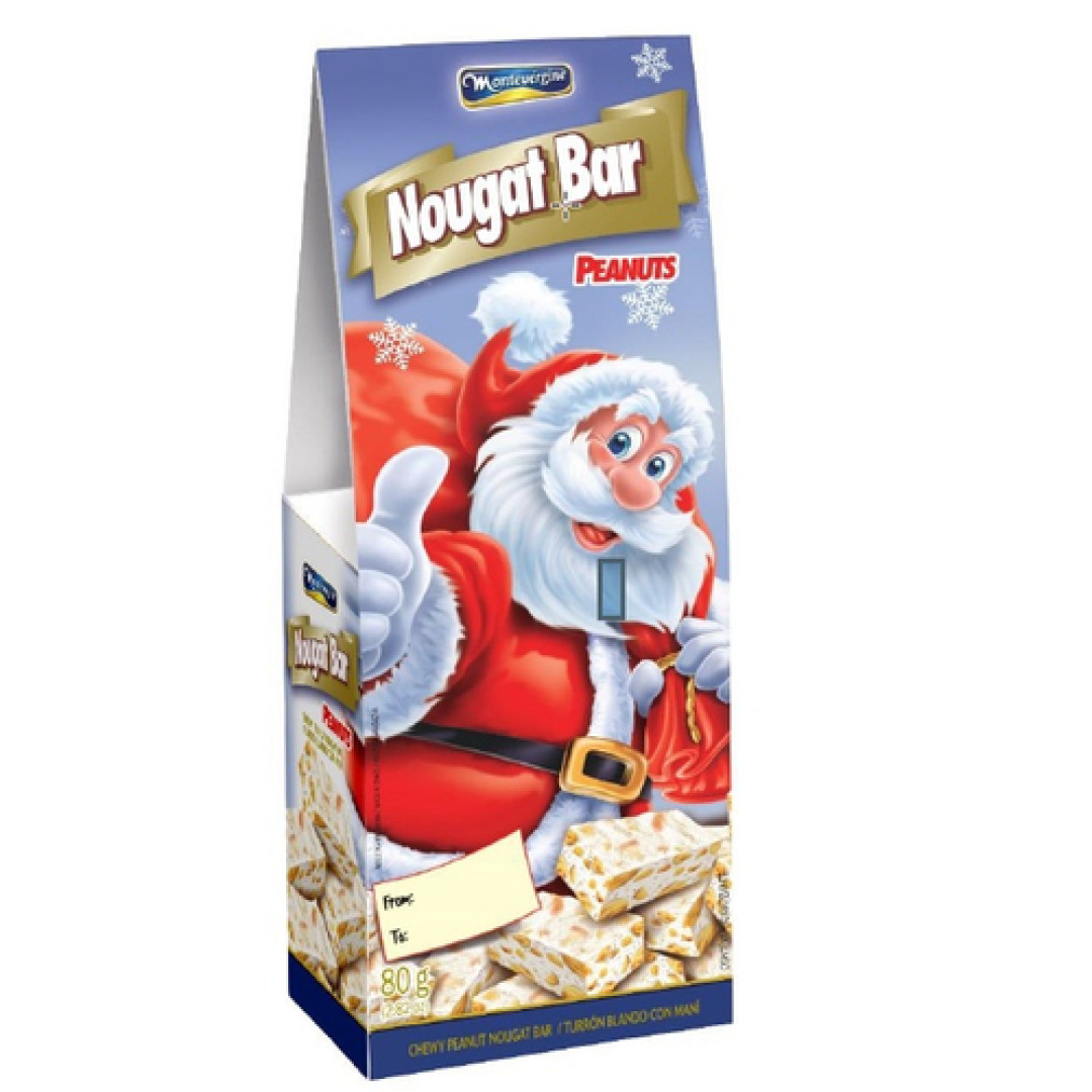 Detalhes do produto Torrone Natal Mini 80Gr Montevergine  Amendoim