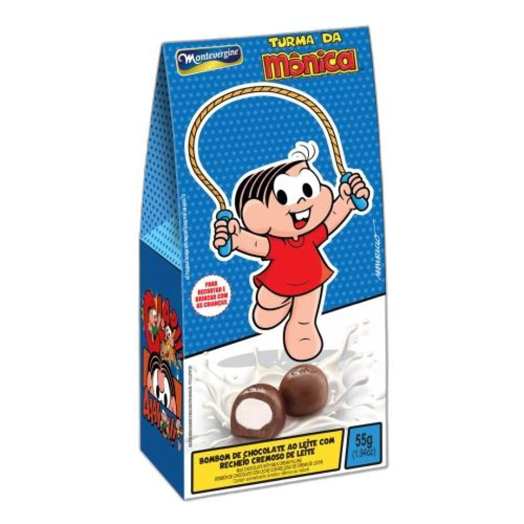 Detalhes do produto Bombom Turma Da Monica 55Gr Montevergi Chocolate