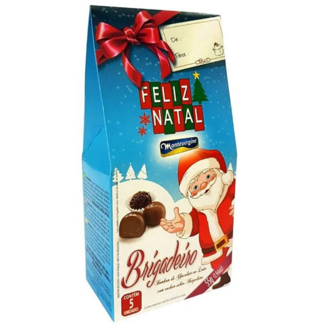 Detalhes do produto Bombom Feliz Natal 55Gr Montevergine  Brigadeiro