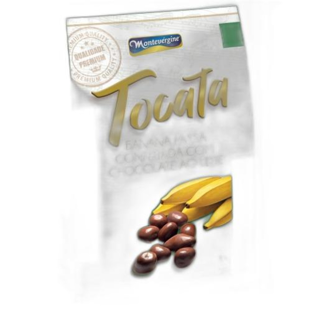 Detalhes do produto Banana Passa Cob Choc Tocata 80Gr Montev Banana.choc