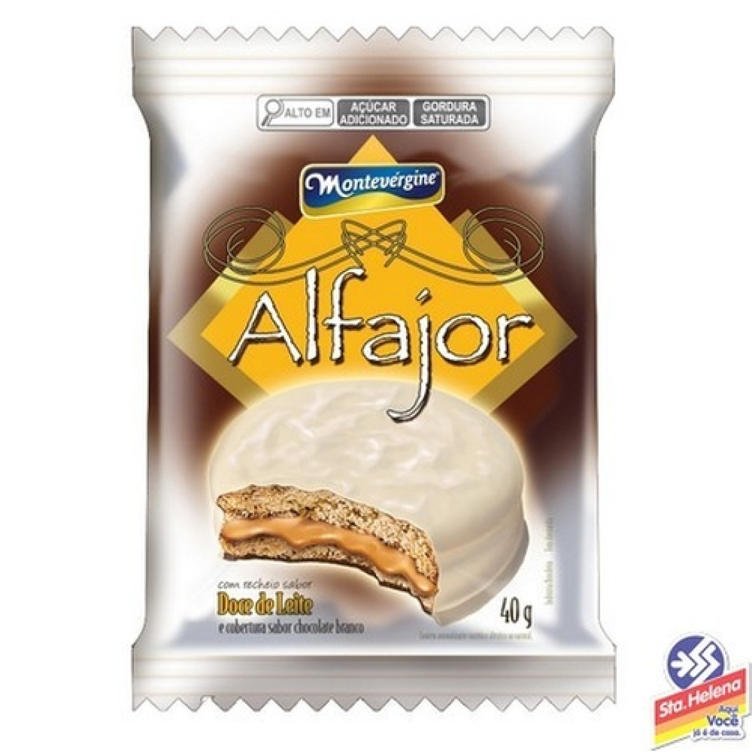 Detalhes do produto Alfajor 40Gr Montevergine Cober C Cho Bco