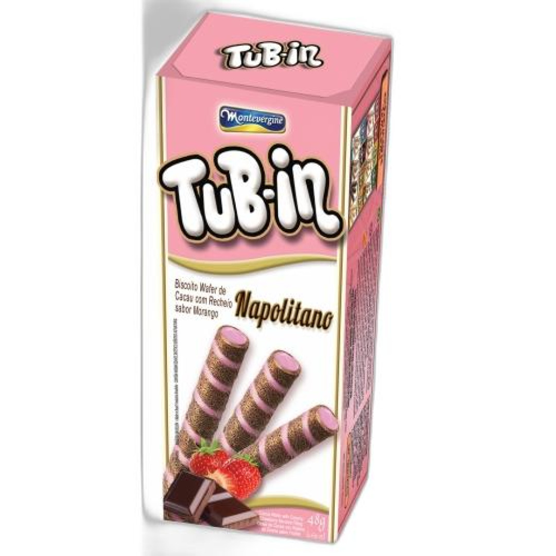 Detalhes do produto Bisc Wafer Tubin Dp 48Gr Montevergine Napolitano