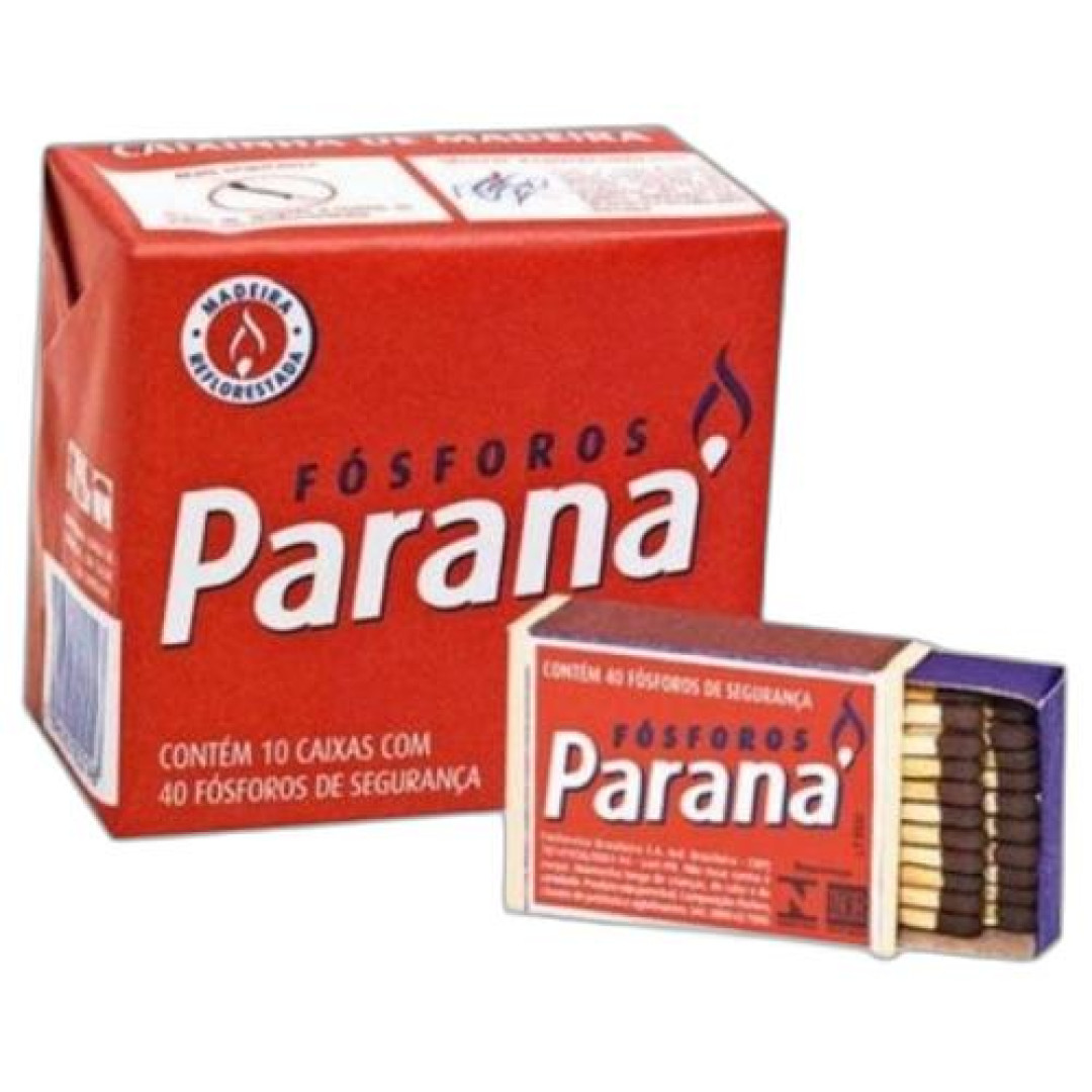 Detalhes do produto Fosforo Parana 10X40Un Fobras .