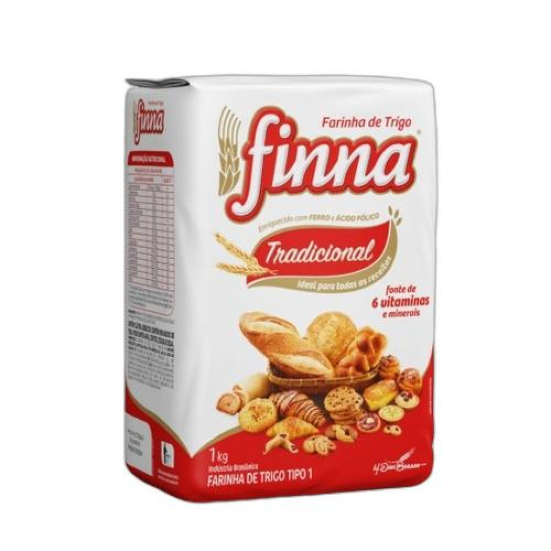 Detalhes do produto Farinha Trigo Finna 1Kg M Dias Tradicional