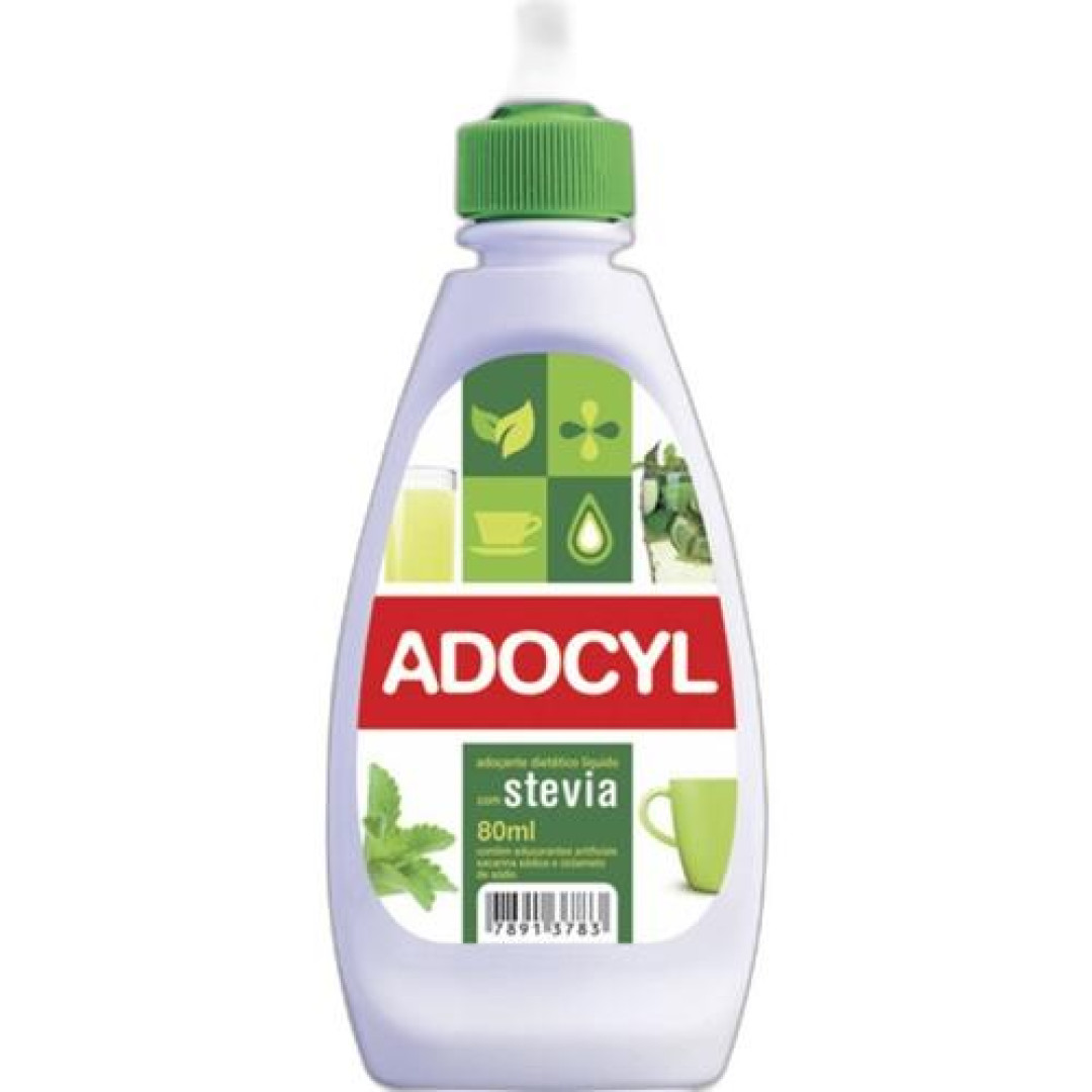 Detalhes do produto Adocante Liq Adocyl 80Ml Stevia