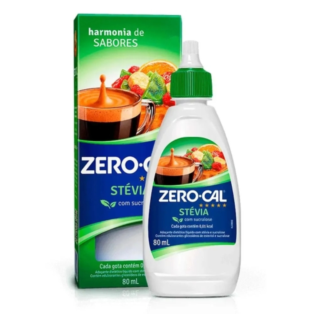 Detalhes do produto Adocante Liq Zero Cal 80Ml Stevia