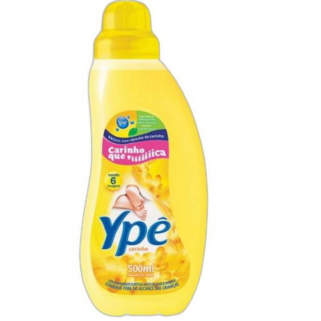 Detalhes do produto Amaciante Tradicional 500Ml Ype Carinho