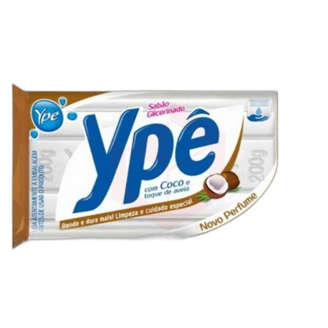 Detalhes do produto Sabao Barra 900Gr Ype Coco Toqu Aveia