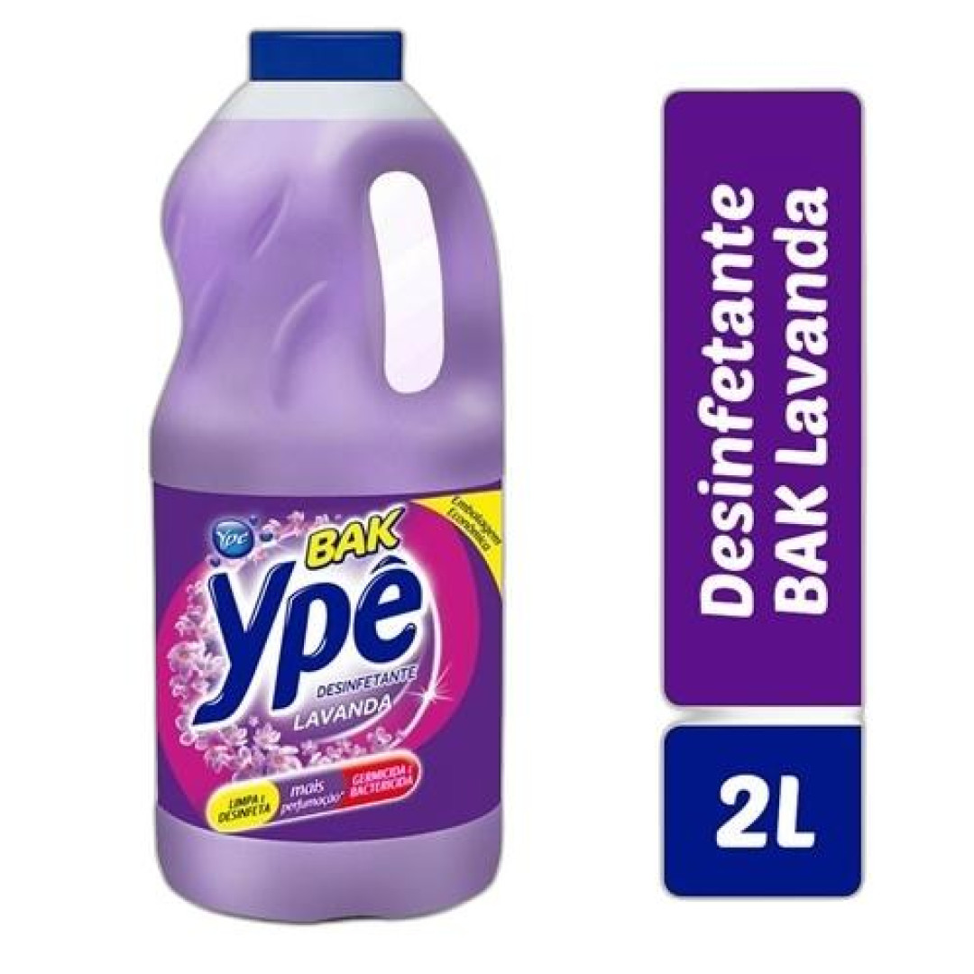 Detalhes do produto Desinfetante Bak 2Lt Ype Lavanda