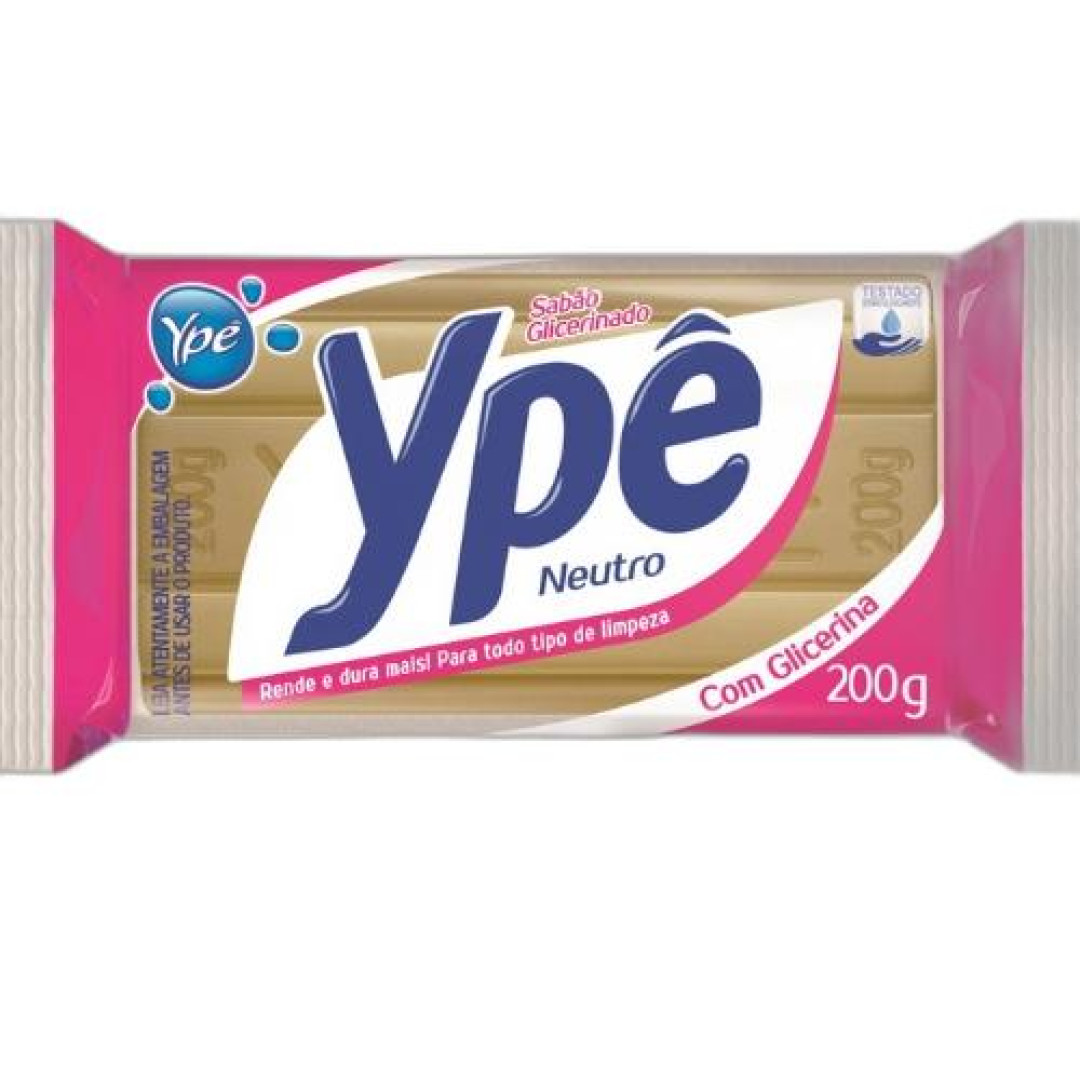 Detalhes do produto Sabao Barra 900Gr Ype Neutro