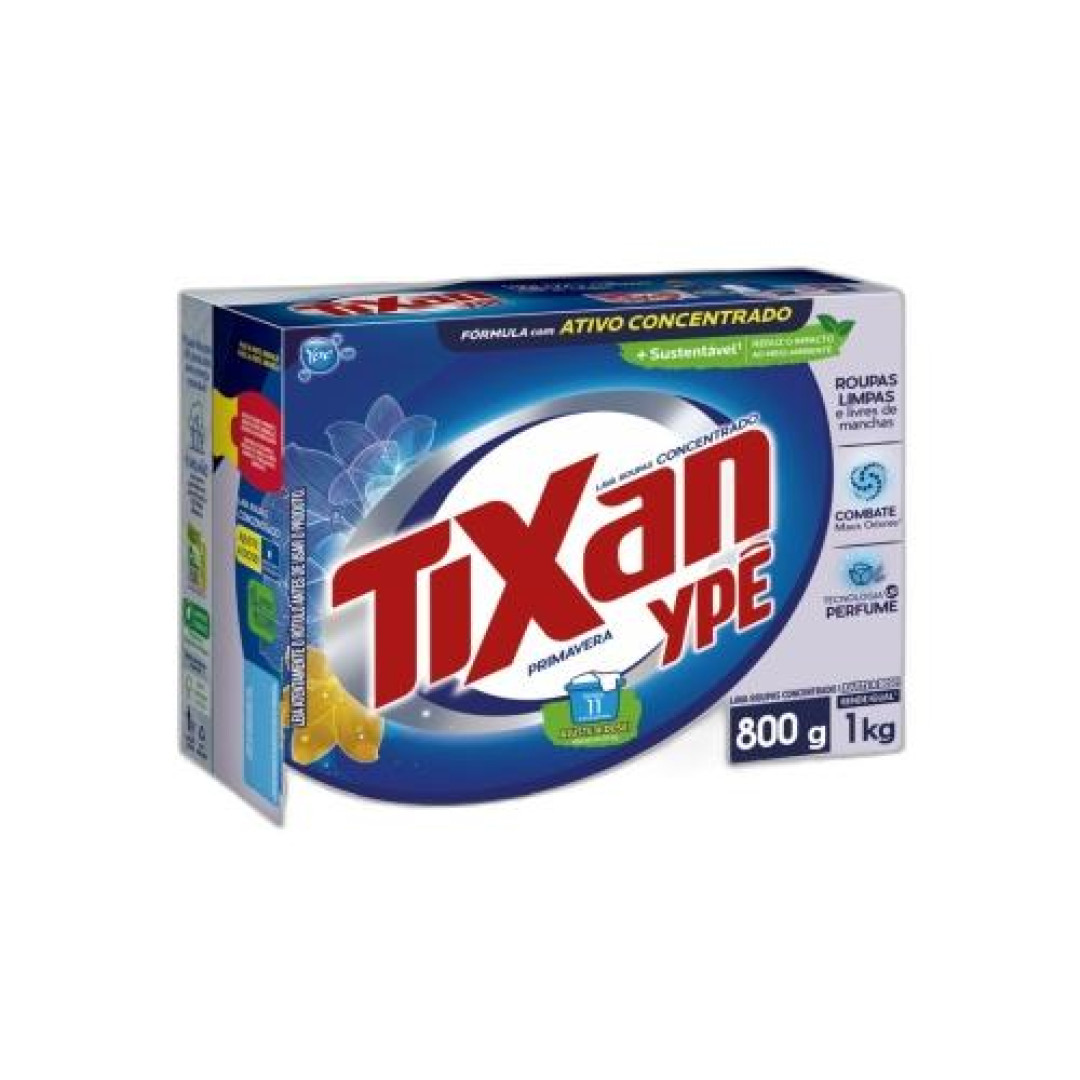 Detalhes do produto Lava Roupa Po 800Gr Tixan Ype Primavera