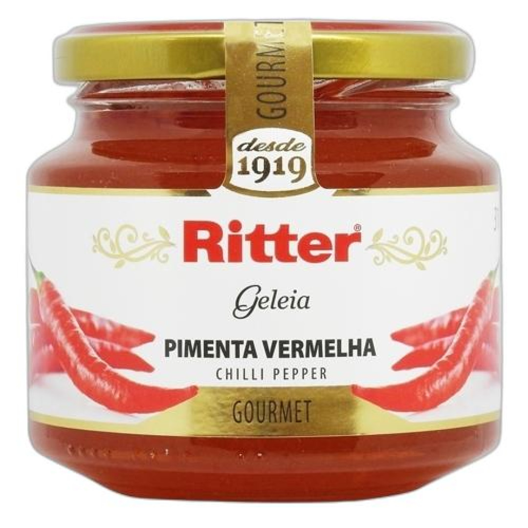 Detalhes do produto Geleia Gourmet Vidro 310Gr Ritter Pimenta Vermelh