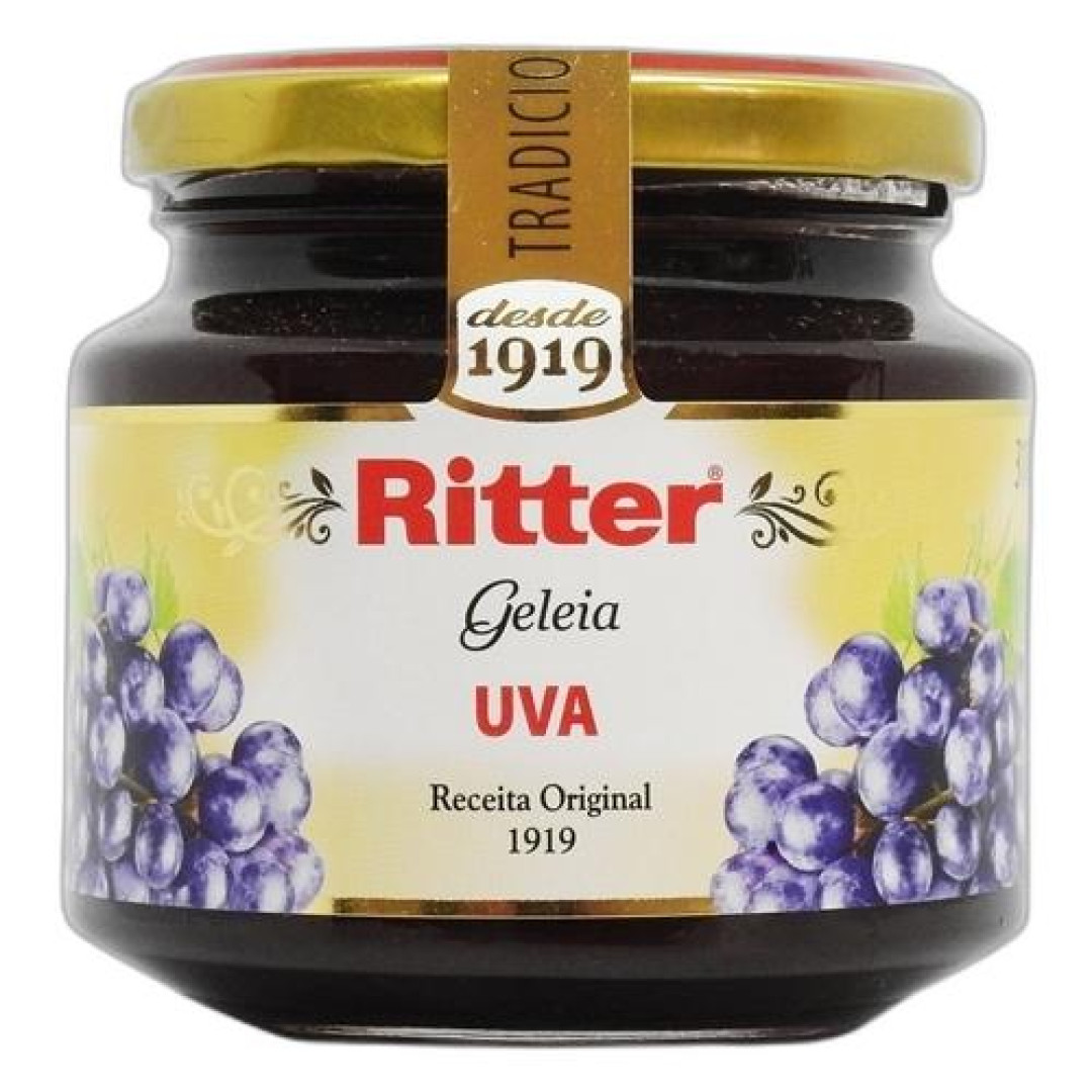 Detalhes do produto Geleia Tradic Premium Vidro 310Gr Ritter Uva