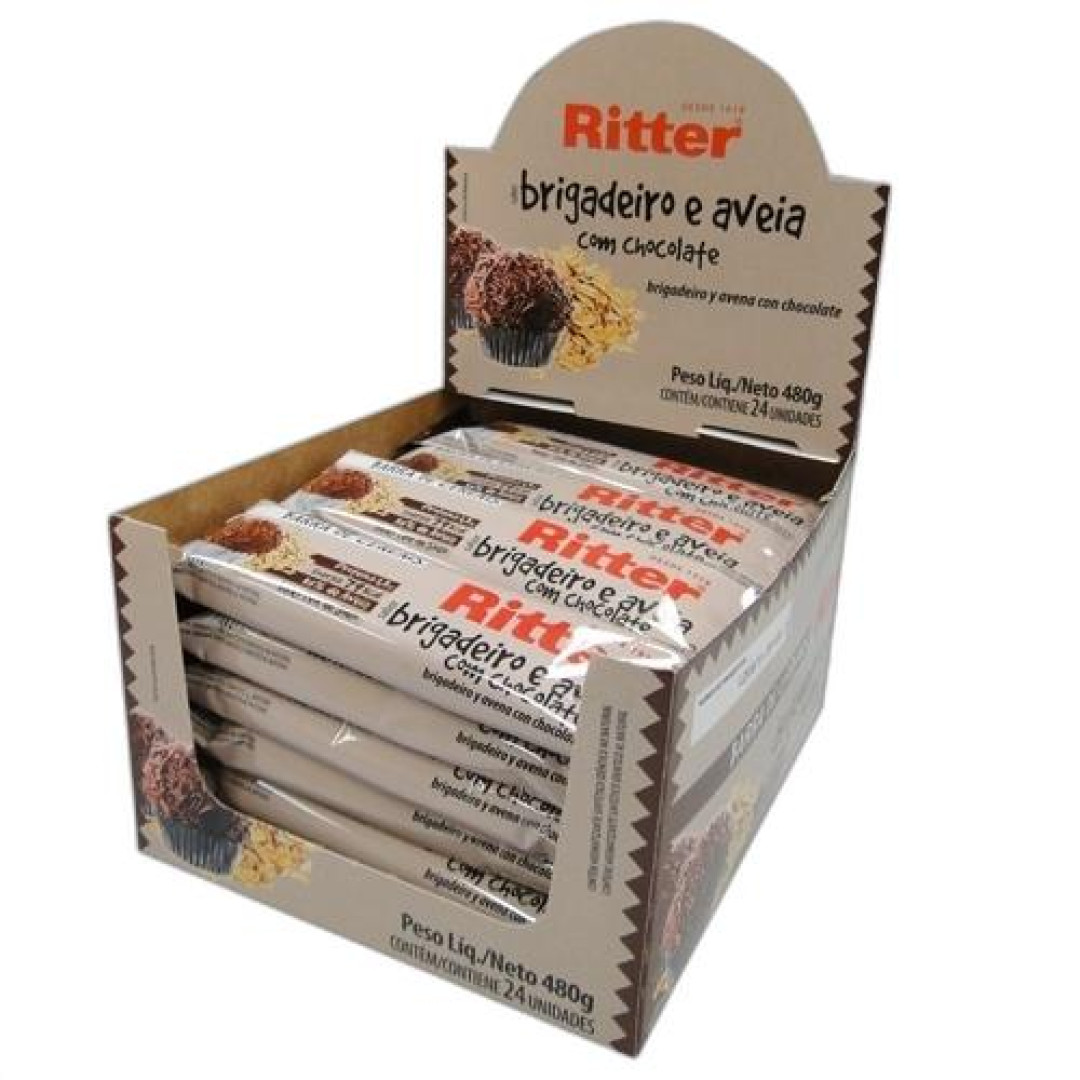 Detalhes do produto Barra Cereais Aveia 20Gr Ritter Brigadeir.aveia