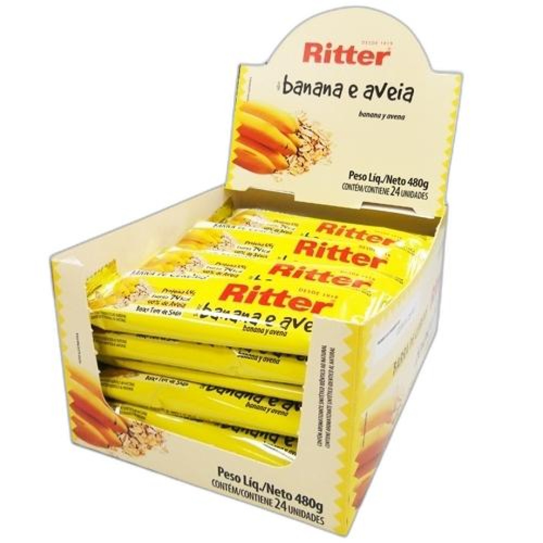 Detalhes do produto Barra Cereais Aveia 20Gr Ritter Banana.aveia
