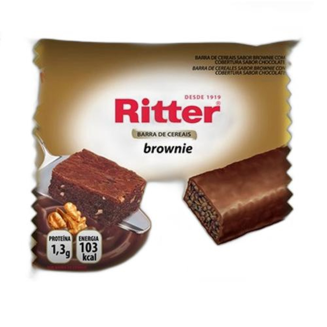 Detalhes do produto Barra Cereal 3X25Gr Ritter Brownie