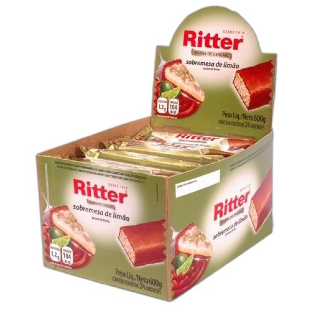 Detalhes do produto Barra Cereais 25Gr Ritter Limao.choc