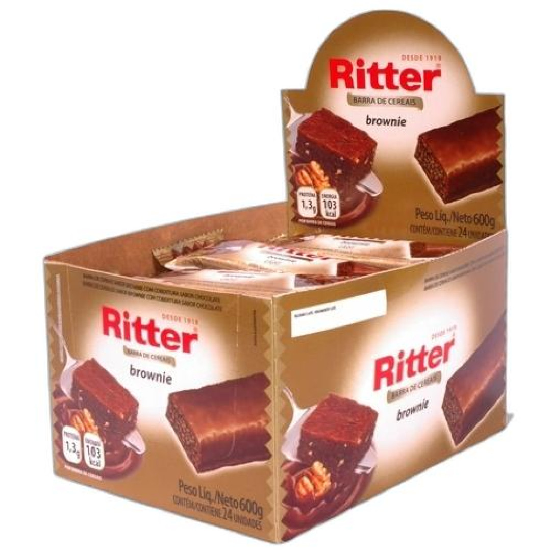 Detalhes do produto Barra Cereais 25Gr Ritter Brownie