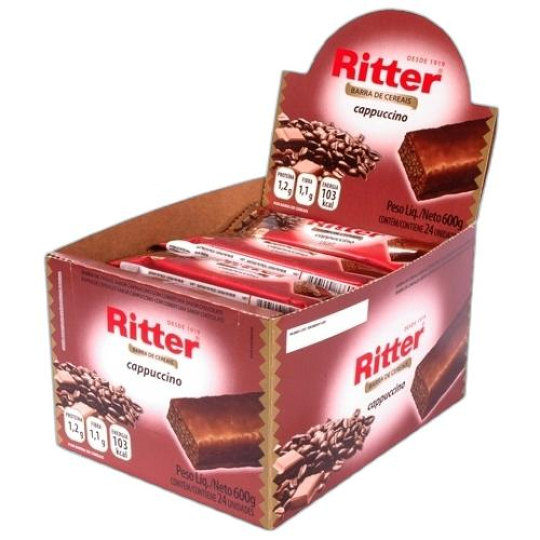Detalhes do produto Barra Cereais 25Gr Ritter Capuccino