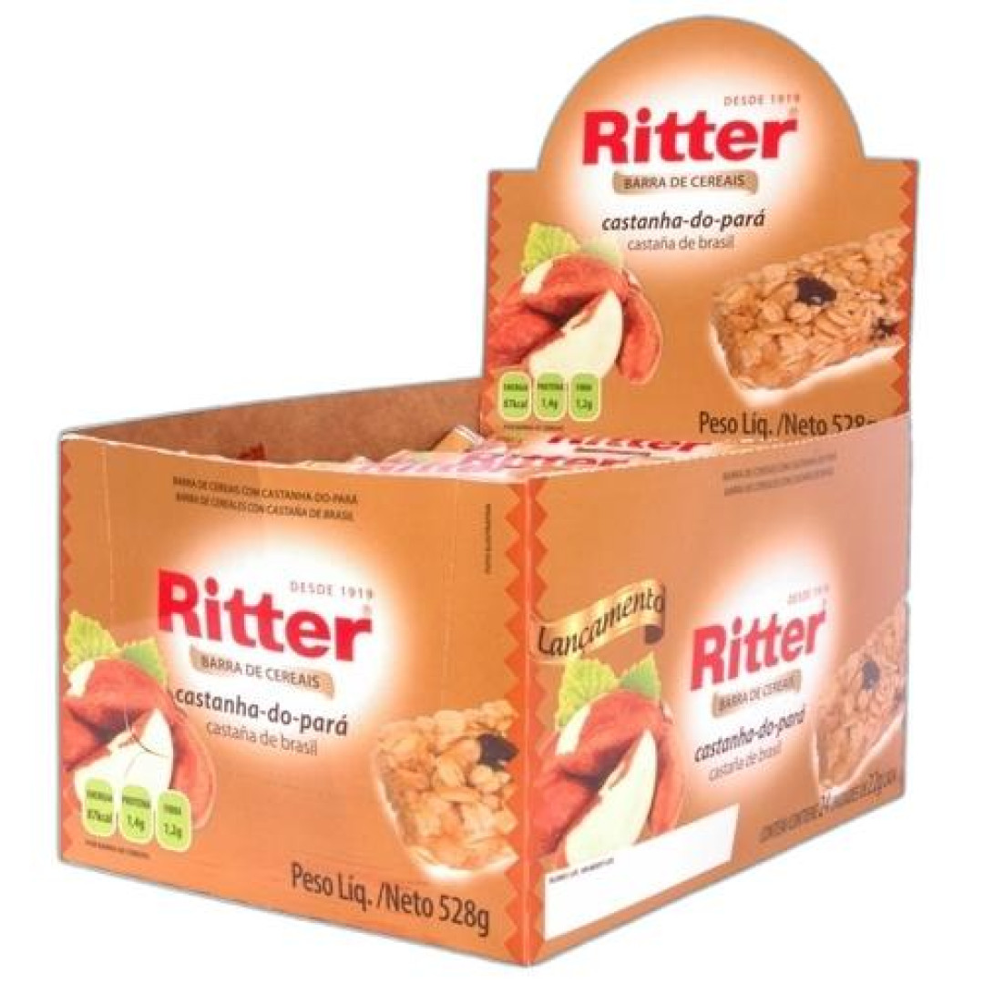 Detalhes do produto Barra Cereais 22Gr Ritter Castanha Para
