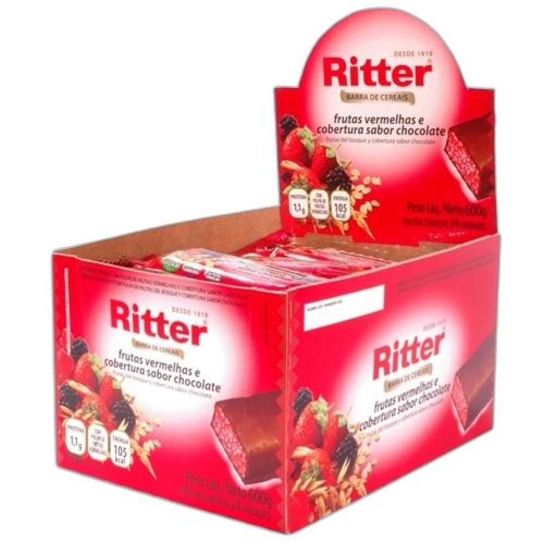 Detalhes do produto Barra Cereais 25Gr Ritter Frutas Vermelha