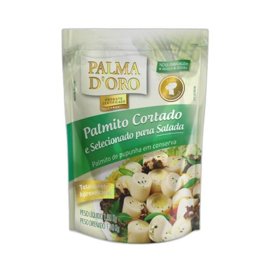 Detalhes do produto Palmito Palma D'oro 1,10Kg Inaceres Picado