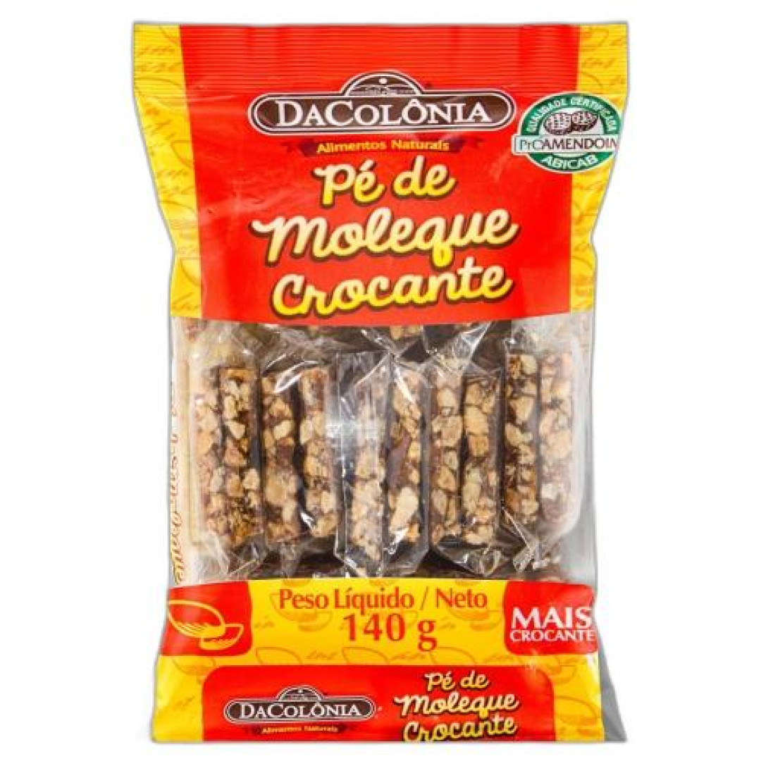 Detalhes do produto Pe Moleque Crocante 140Gr Dacolonia .