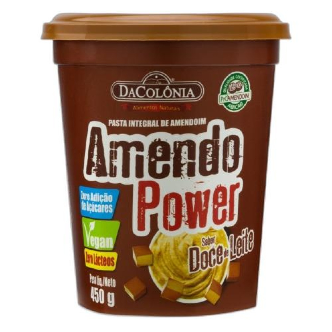 Detalhes do produto Pasta Amendo Power 450Gr Dacolonia Doce De Leite