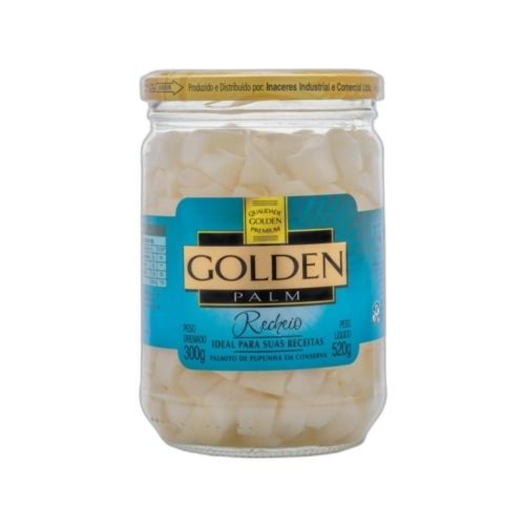Detalhes do produto Palmito Golden Palm 300Gr Inaceres Recheio