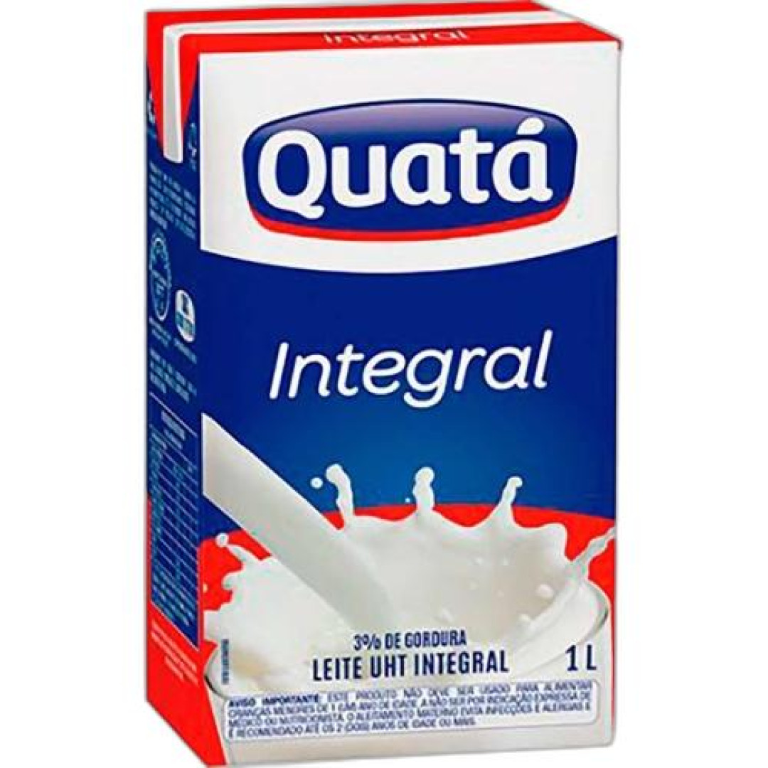 Detalhes do produto Leite Uht 1Lt Quata Integral