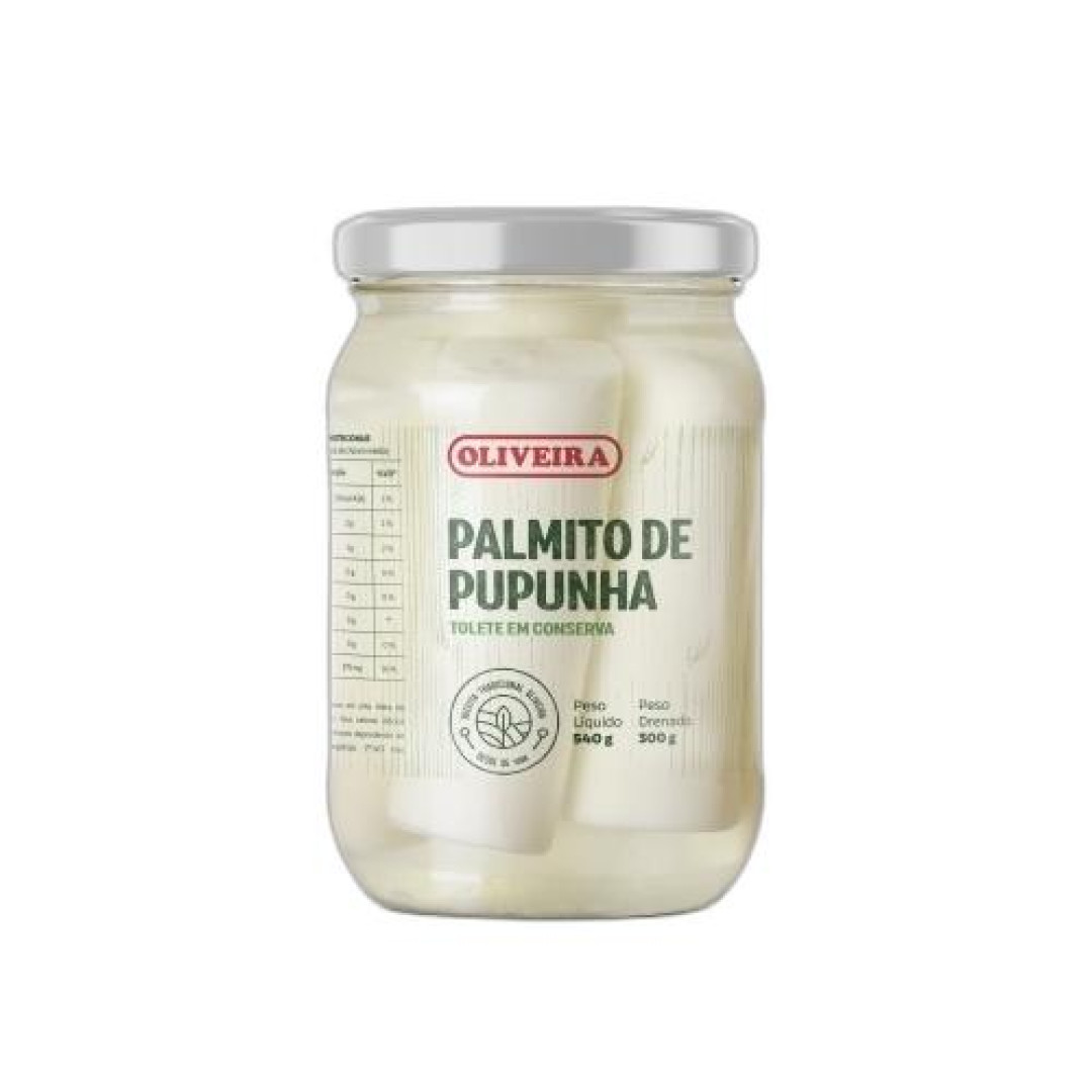 Detalhes do produto Palmito Pupunha Vidro 300Gr Oliveira Inteiro