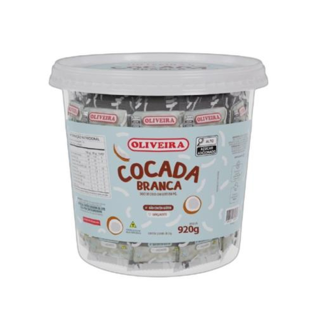 Detalhes do produto Cocada 40X23Gr Oliveira Branca