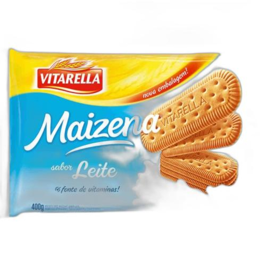 Detalhes do produto Bisc Maizena 350Gr Vitarella Leite