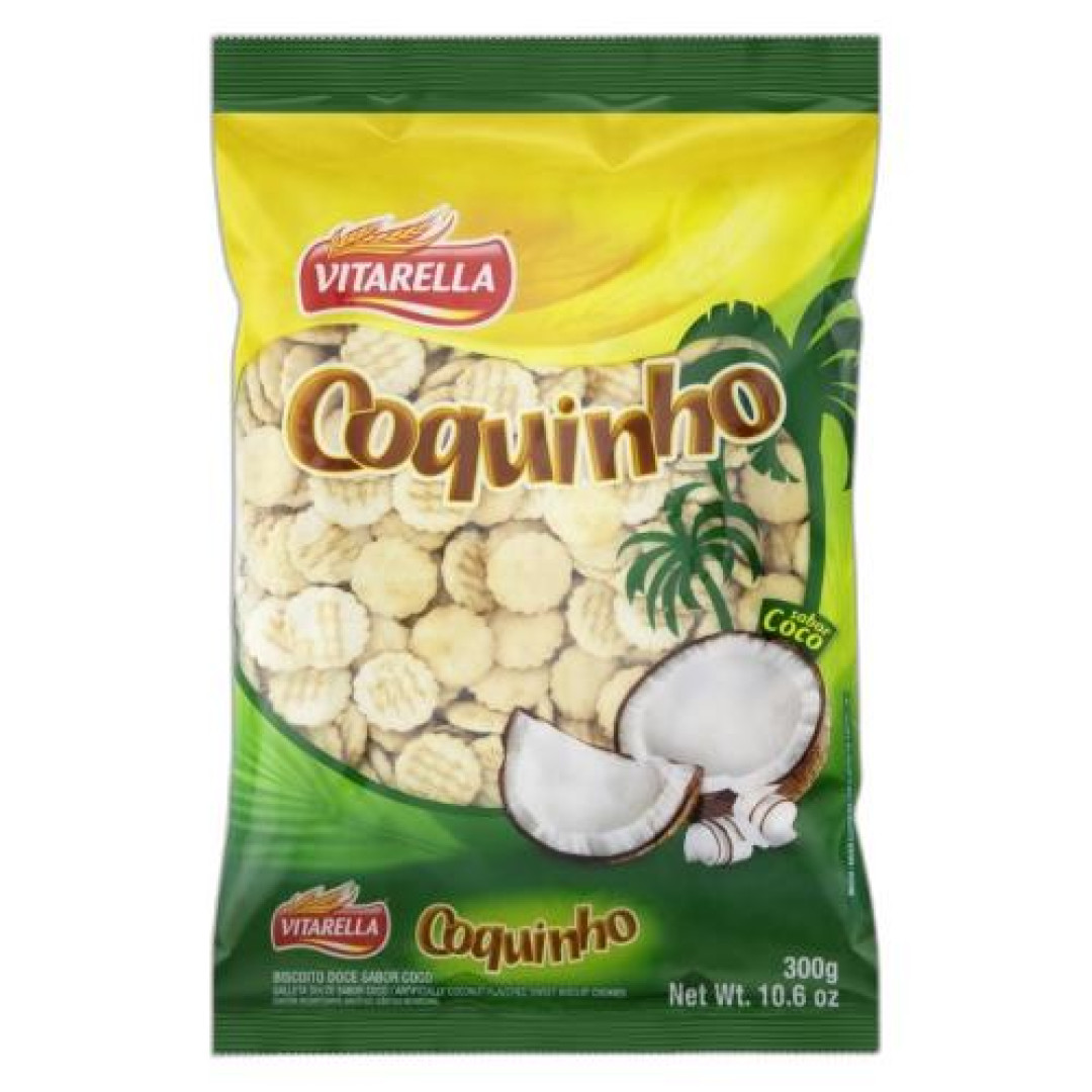 Detalhes do produto Bisc Coquinho 300Gr Vitarella Coco