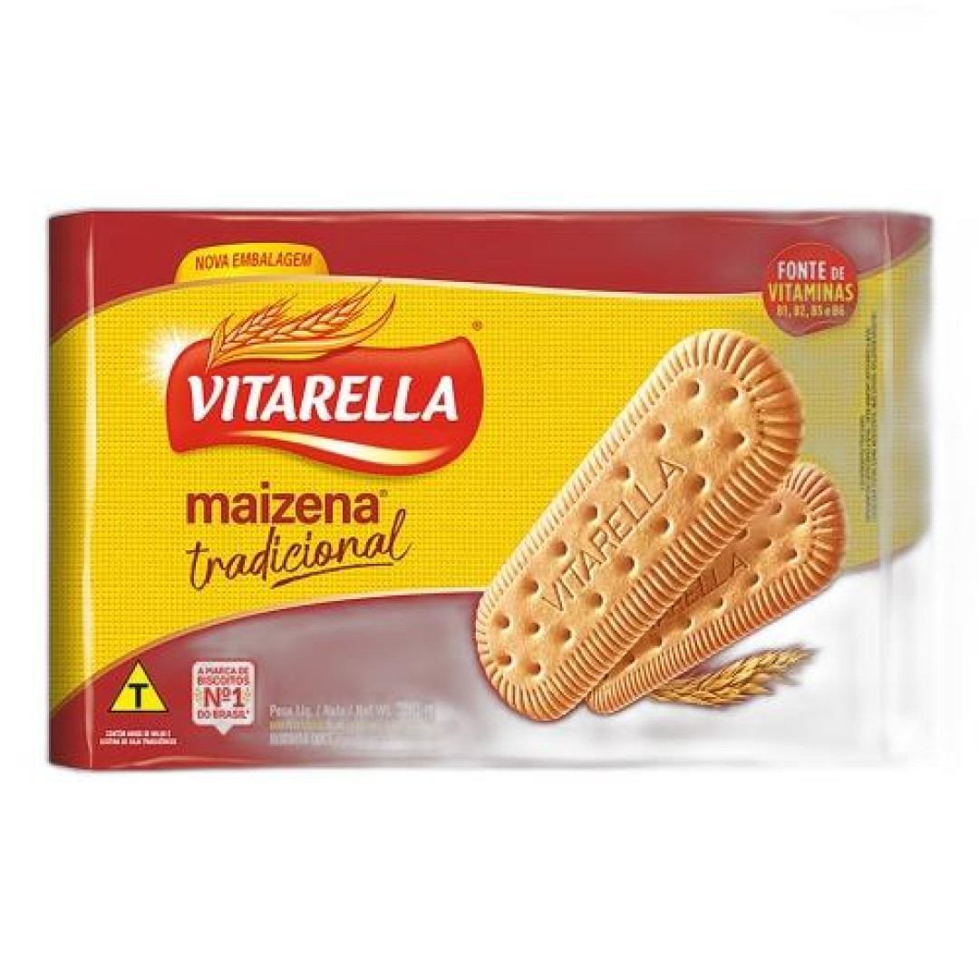 Detalhes do produto Bisc Maizena 350Gr Vitarella Tradicional