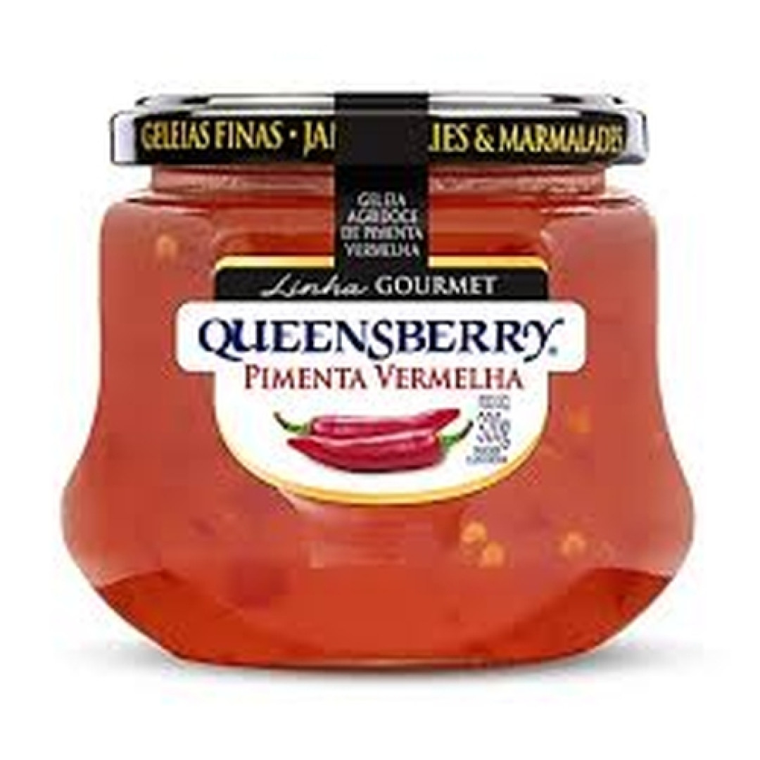 Detalhes do produto Geleia Queensberry Gourmet 320Gr Pimenta Vermelh