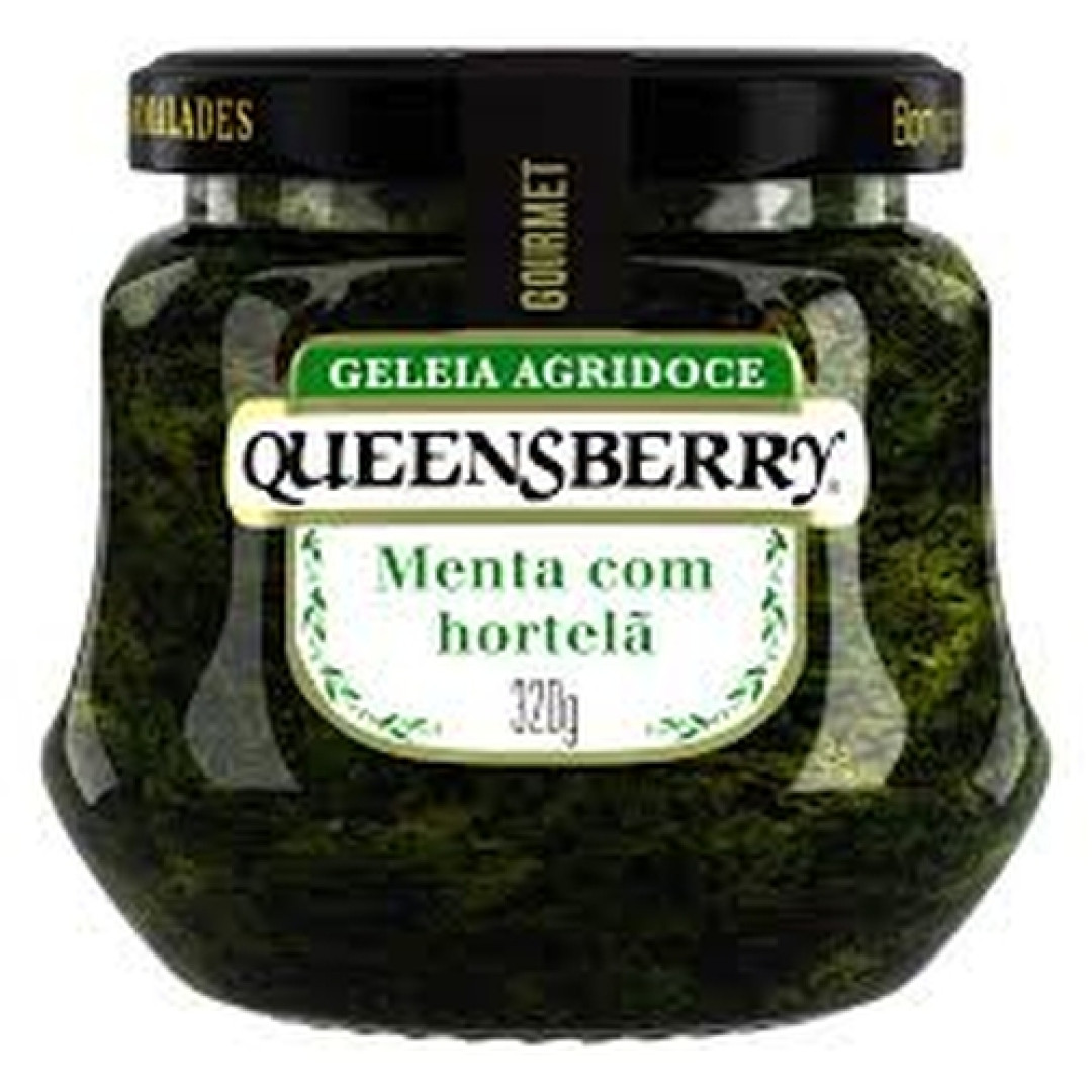 Detalhes do produto Geleia Queensberry Gourmet 320Gr Menta.hortela