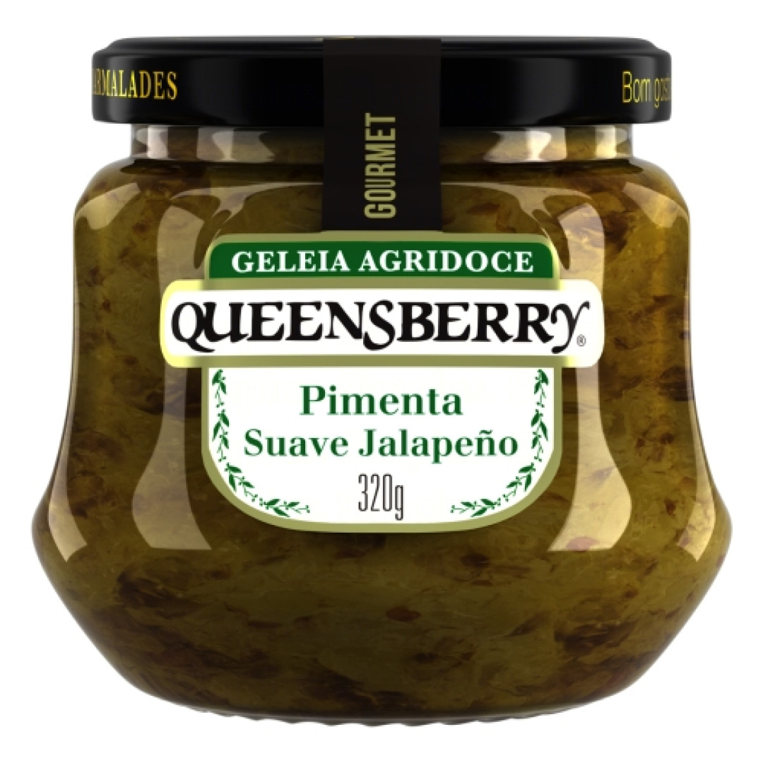 Detalhes do produto Geleia Queensberry Gourmet 320Gr Pimenta Verde