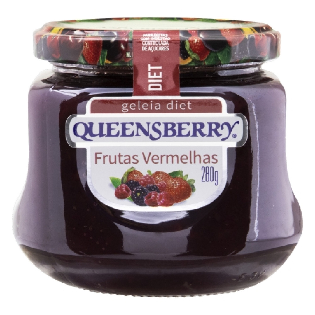 Detalhes do produto Geleia Queensberry Diet 280Gr Frutas Vermelha